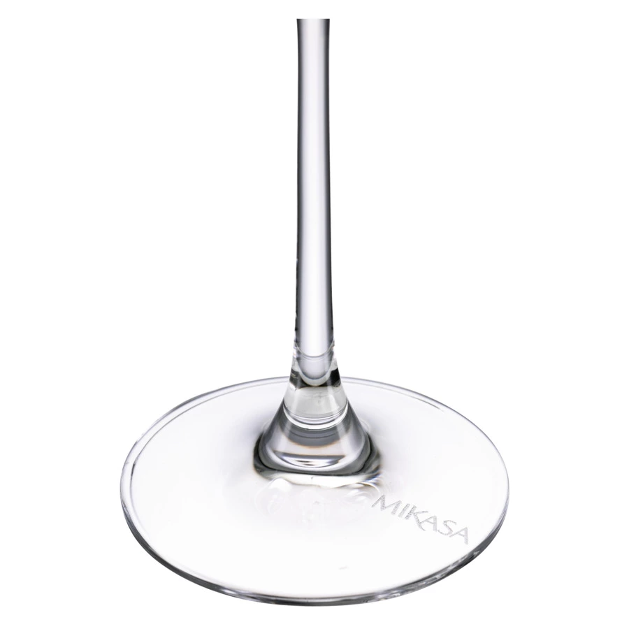 Бокал для шампанского Mikasa Cheers 400 мл, хрустальное стекло, вертикальный рисунок