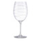 Бокал для красного вина Mikasa Cheers 685 мл, стекло, серебристый декор, спираль