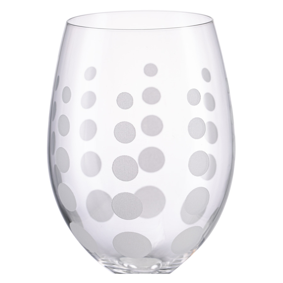 Бокал для красного вина Mikasa Cheers 685 мл, хрустальное стекло, круги