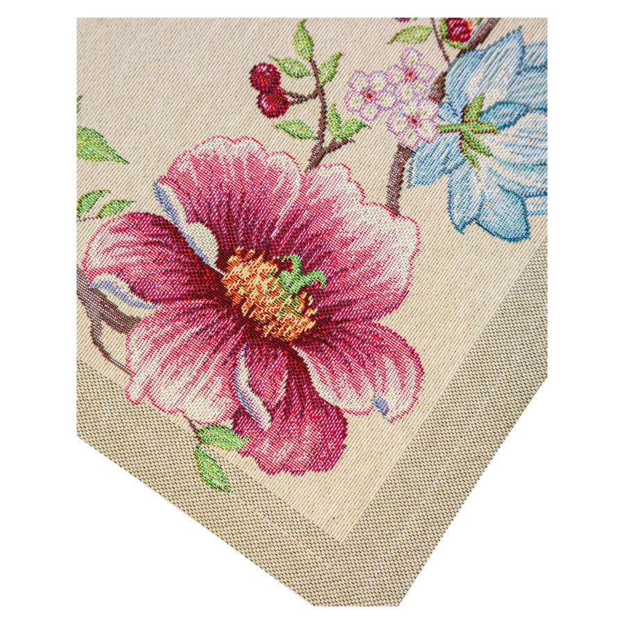 Набор салфеток сервировочных Mix&Match Home Магнолия 35х45 см 2 шт, гобелен, бежевый