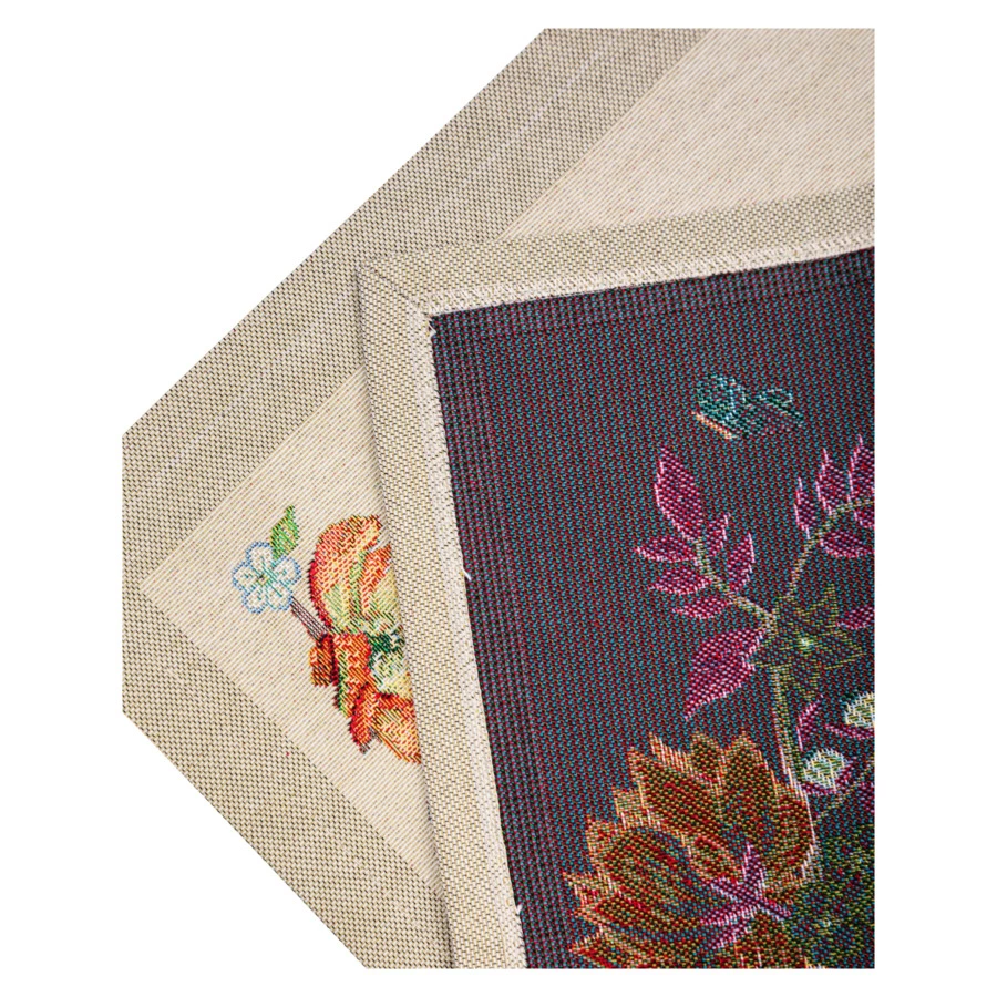 Набор салфеток сервировочных Mix&Match Home Магнолия 35х45 см 2 шт, гобелен, бежевый