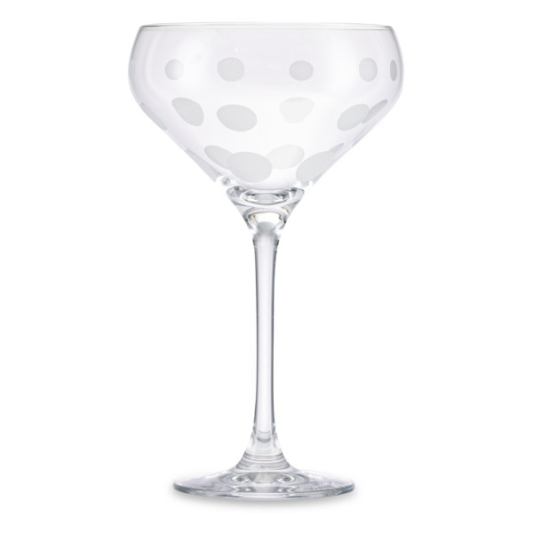 Креманка для шампанского Mikasa Cheers 400 мл, хрустальное стекло, круги