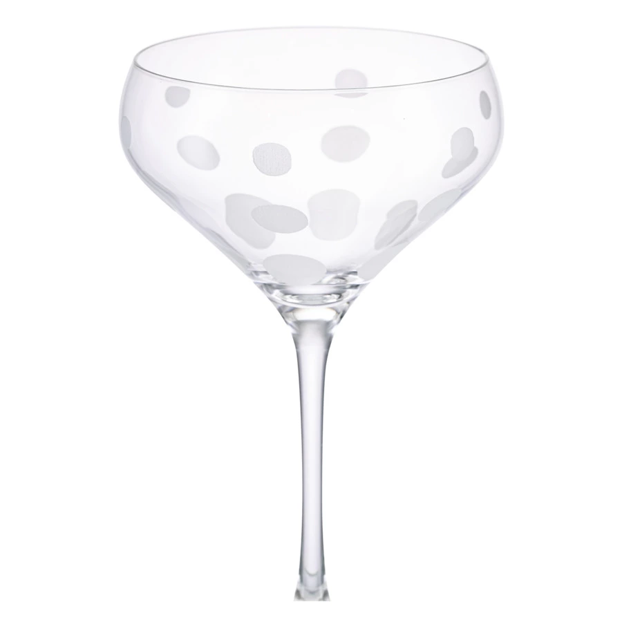 Креманка для шампанского Mikasa Cheers 400 мл, хрустальное стекло, круги