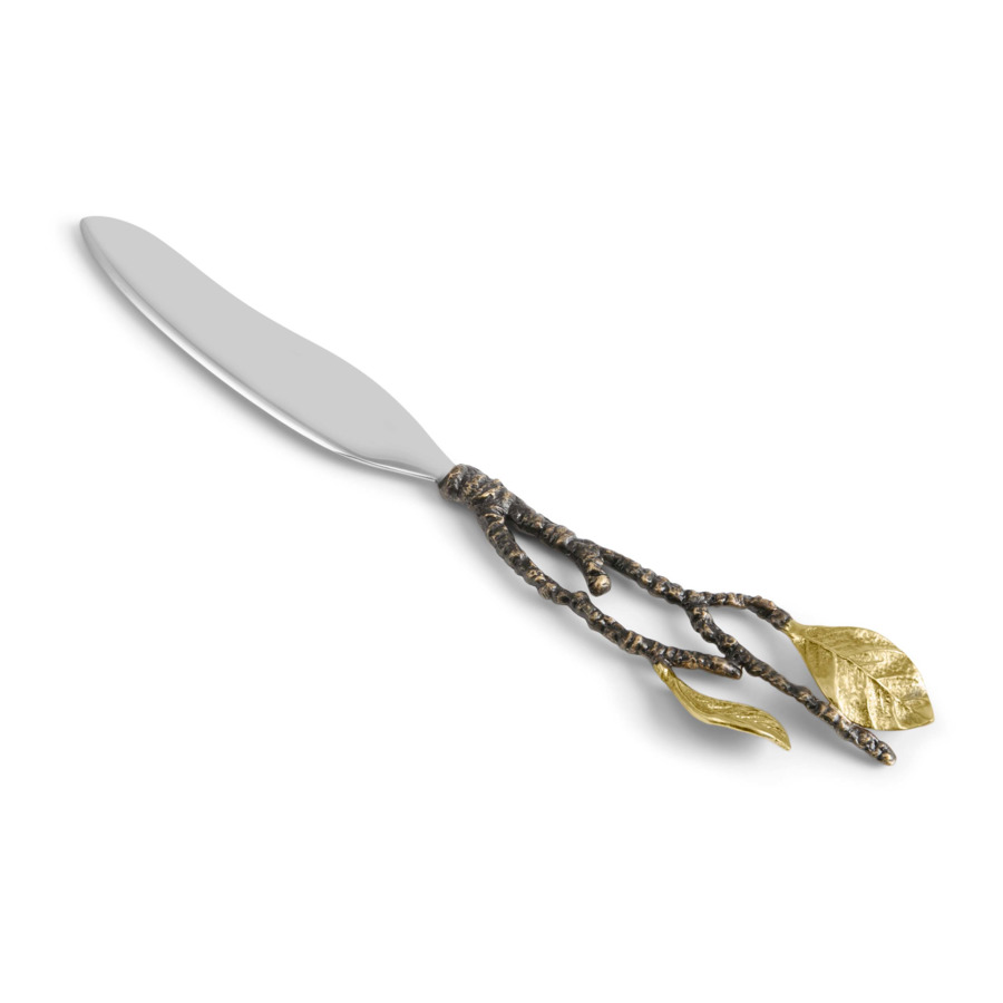 Доска для сыра с ножом Michael Aram Цветение Винтаж 53х25 см, мрамор