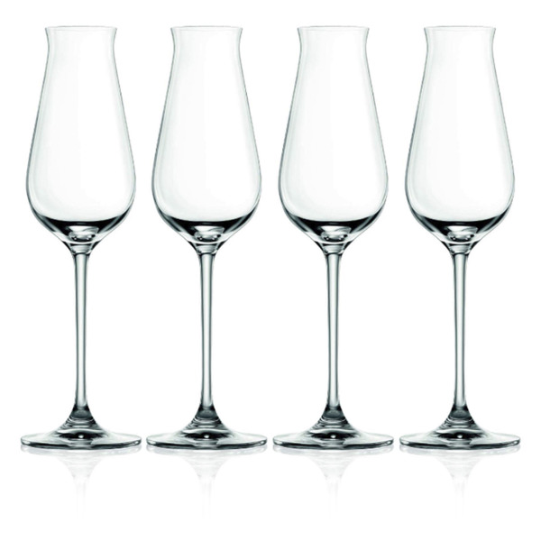Набор бокалов для шампанского Lucaris Desire 240 мл, 4 шт, стекло хрустальное-sale