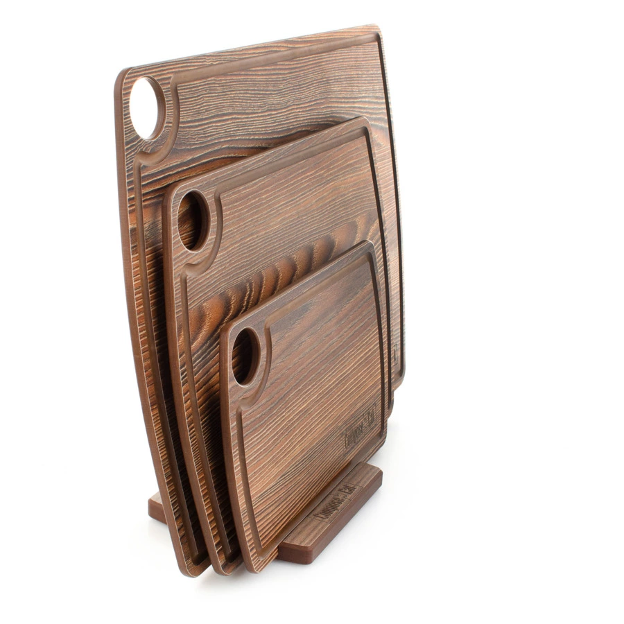 Набор разделочных досок на подставке ComposeEat Fashion 3 шт, композит, ясень рибейра, п/к