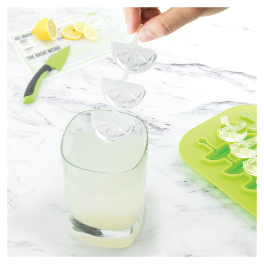 Форма силиконовая для льда на палочке Tovolo Лимонные дольки 16х15 см