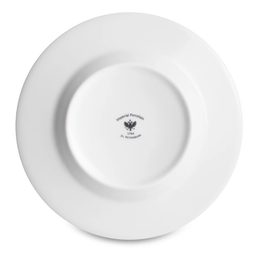 Чашка чайная с блюдцем ИФЗ Идиллия Примула, 250 мл, фарфор твердый