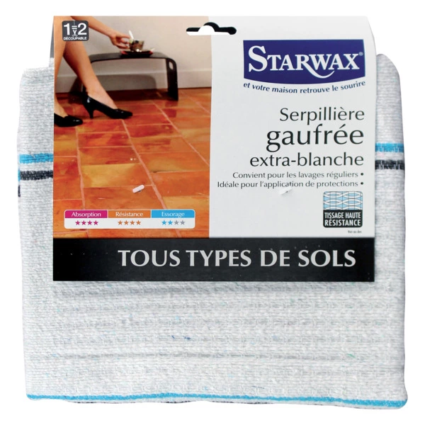 Салфетка гофрированная белая Starwax 100х50 см - Sale