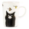 Кружка Mix&Match Синергия Кот Мечты о крыльях 450 мл, белая ручка, фарфор костяной