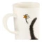 Кружка Mix&Match Синергия Кот Мечты о крыльях 450 мл, белая ручка, фарфор костяной