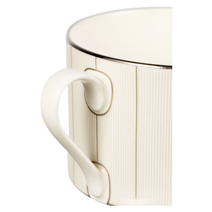 Чашка чайная с блюдцем Narumi Великолепие 270 мл, фарфор костяной