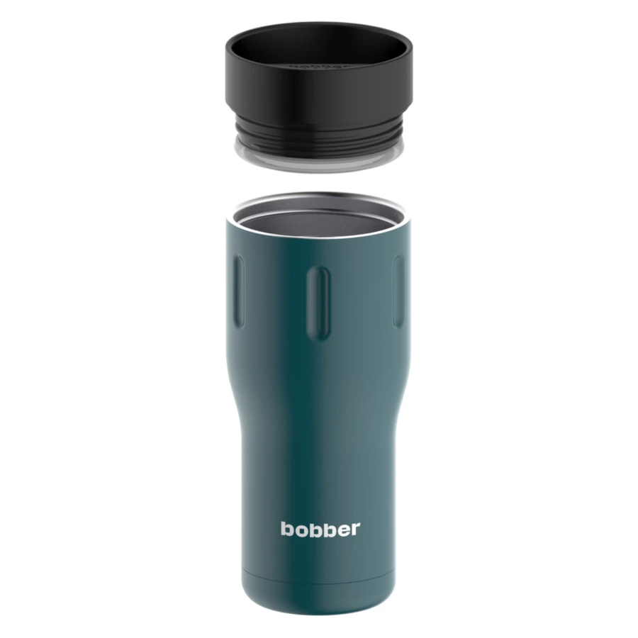 Термос для напитков вакуумный Bobber Tumbler-470 Deep Teal 470 мл, сталь нержавеющая, темно-бирюзовы