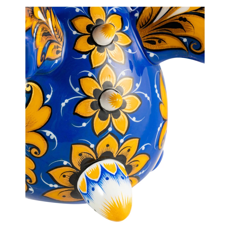 Сувенир Золотая Хохлома Дракон №5 15х17х13 см, дерево, цвет в асс.