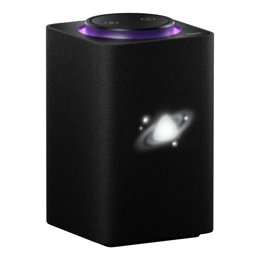 Колонка умная Яндекс Макс YNDX-0008 с пультом YNDX-00401, черная