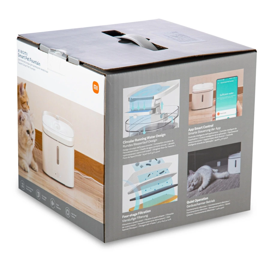 Поилка умная для домашних животных Xiaomi Smart Pet Fountain XWWF01MG-EU, белая, п/к