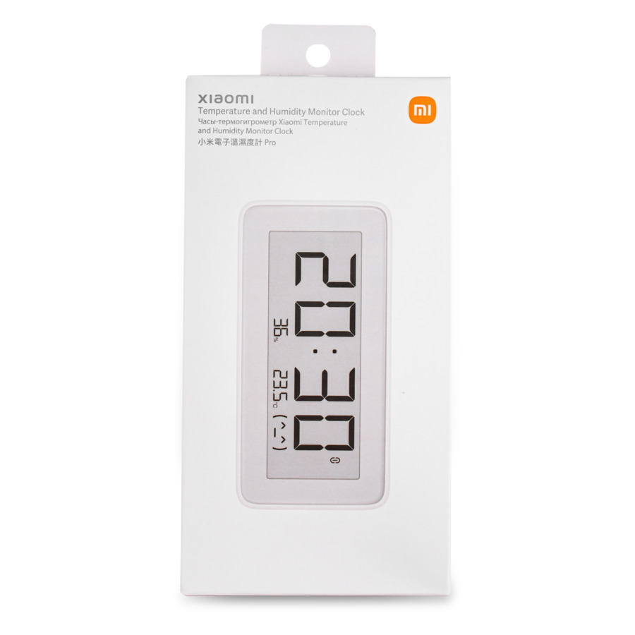 Часы термогигрометр Xiaomi Temperature and Humidity Monitor Clock LYWSD02MMC, белые, п/к
