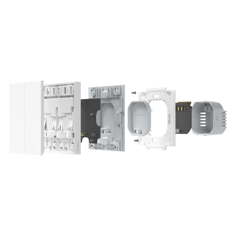 Умный выключатель Aqara Smart wall switch H1 WS-EUK02, белый