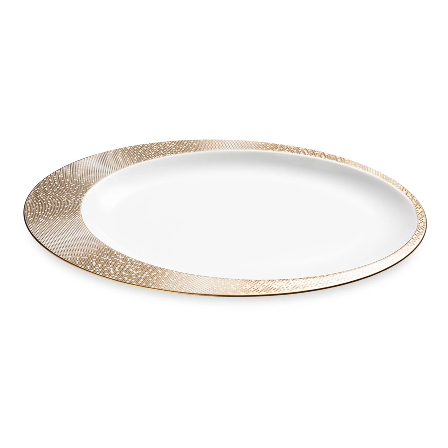 Сервиз столовый Narumi Золотая пыль на 6 персон 20 предметов, фарфор костяной