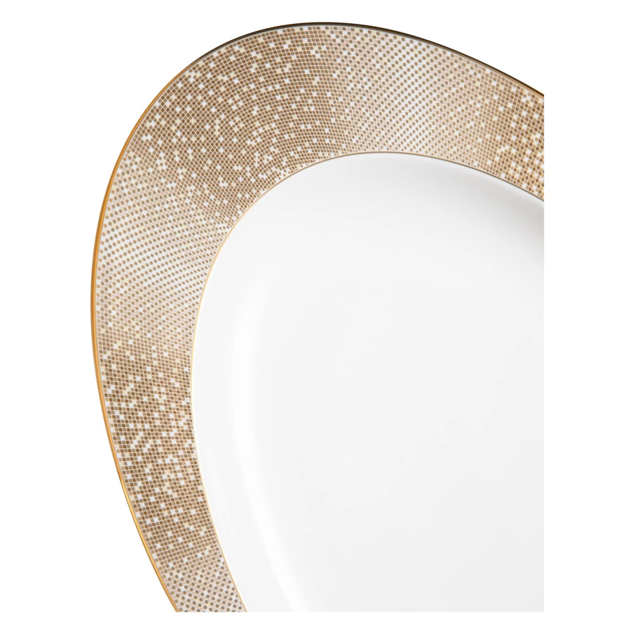 Сервиз столовый Narumi Золотая пыль на 6 персон 20 предметов, фарфор костяной