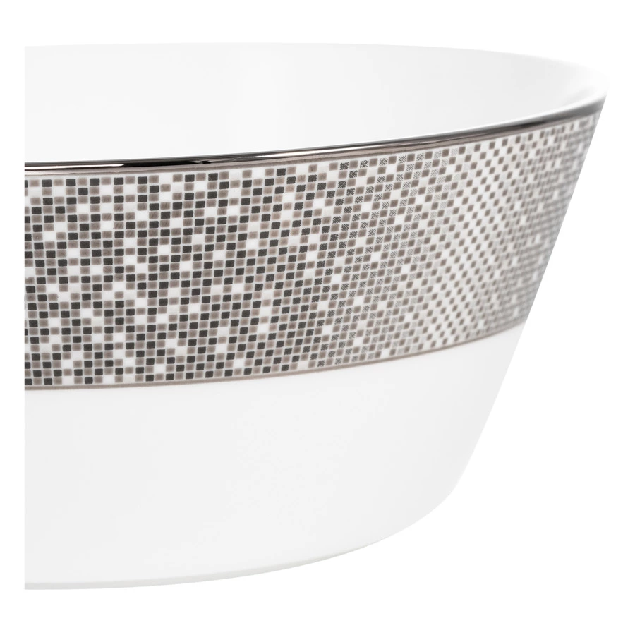 Салатник порционный Narumi Платиновая пыль 14 см, фарфор костяной