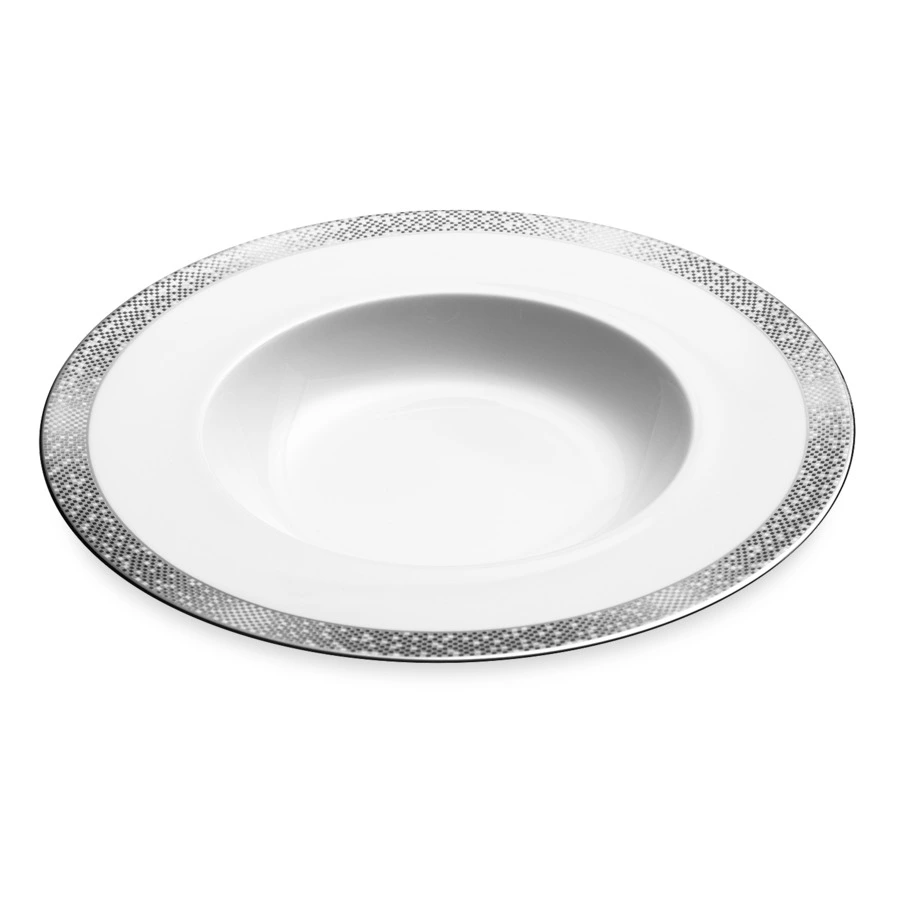 Сервиз столовый Narumi Платиновая пыль на 6 персон 20 предметов, фарфор костяной