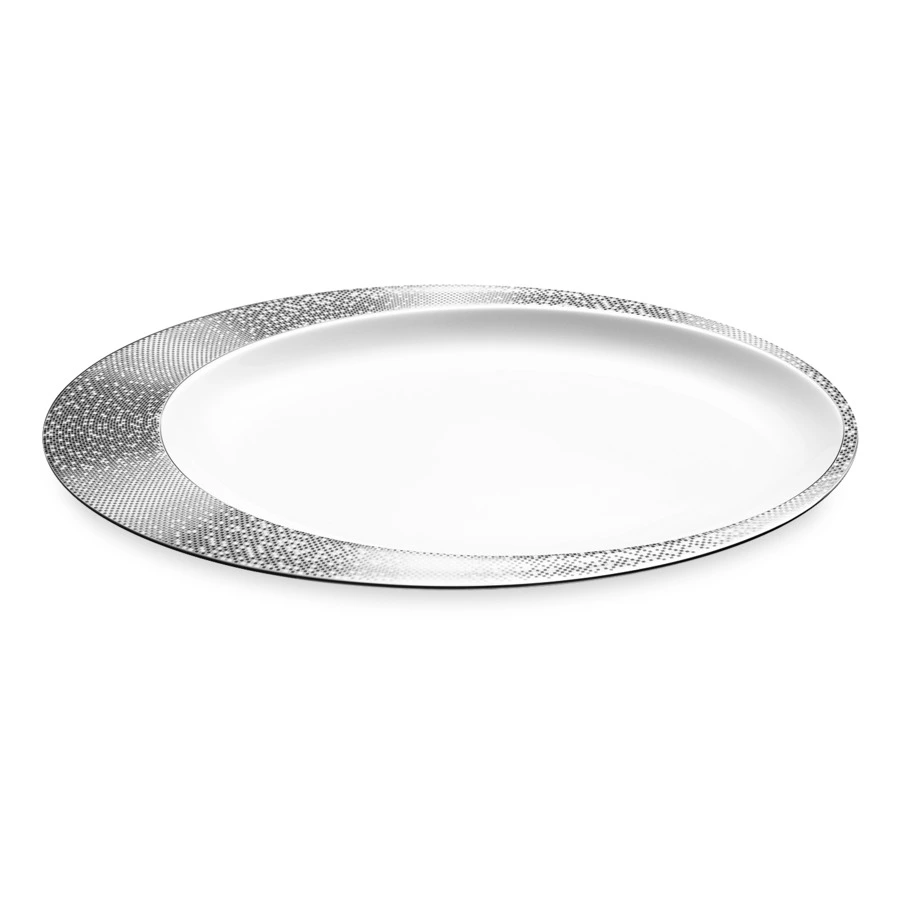 Сервиз столовый Narumi Платиновая пыль на 6 персон 20 предметов, фарфор костяной