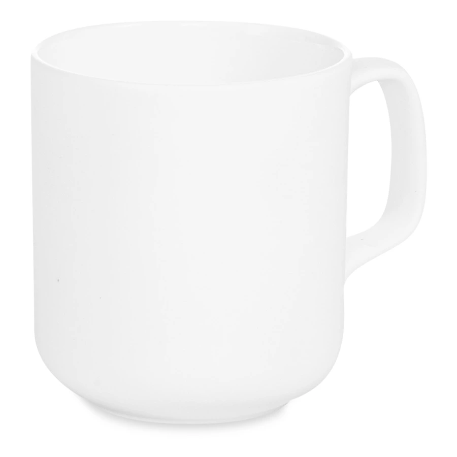 Кружка Narumi 330 мл, фарфор костяной, белая матовая