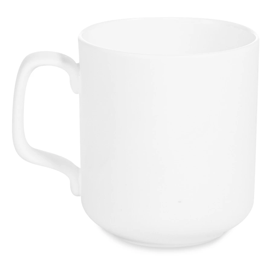 Кружка Narumi 330 мл, фарфор костяной, белая матовая