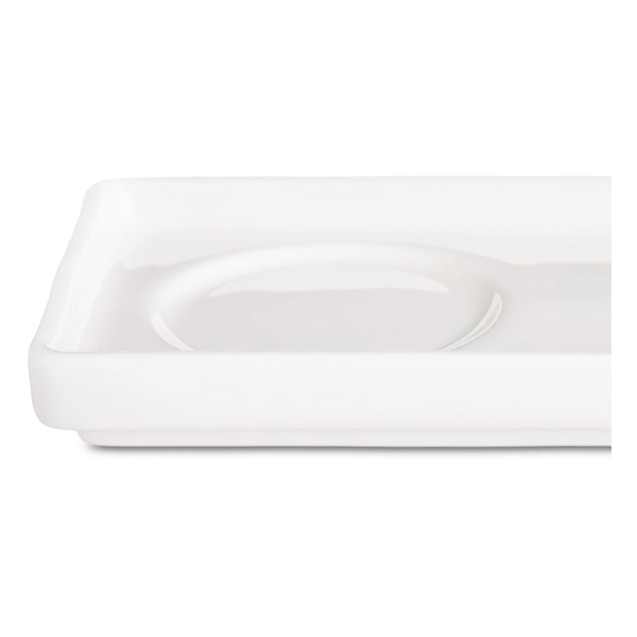 Подставка для соусников Narumi Белый декор 20 см, фарфор костяной