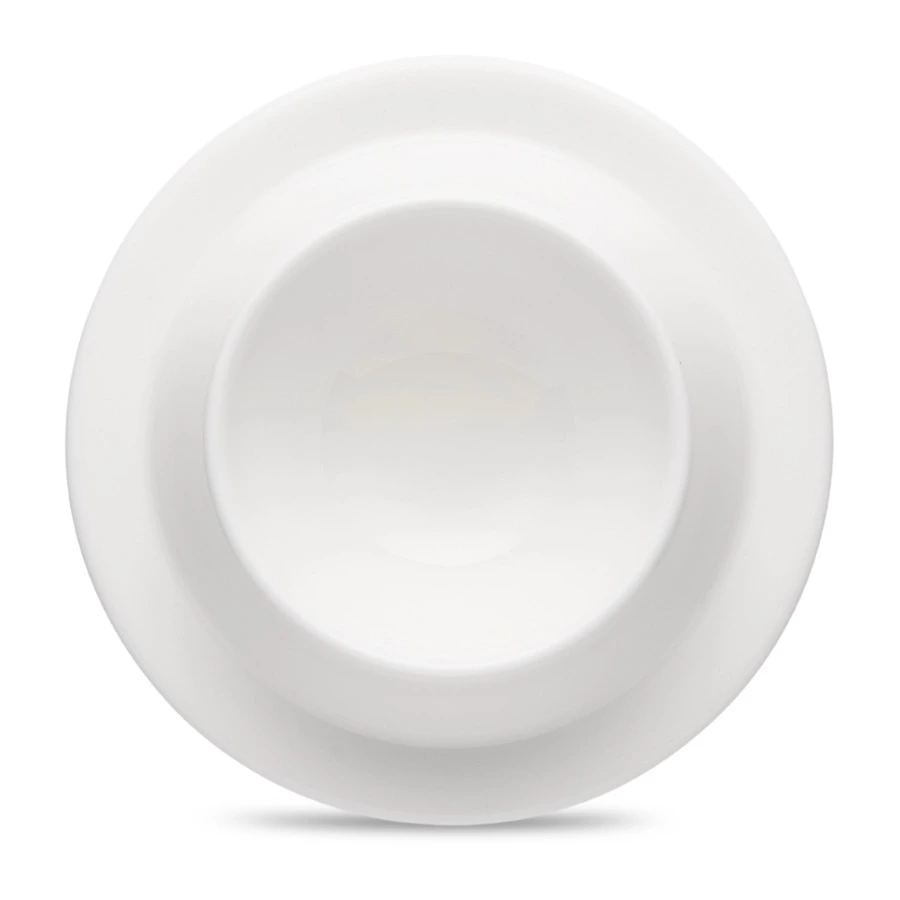 Масленка с крышкой Narumi Белый декор 9,5 см, фарфор костяной