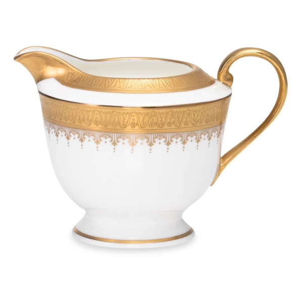 Молочник Narumi Золотая монета 290 мл, фарфор костяной