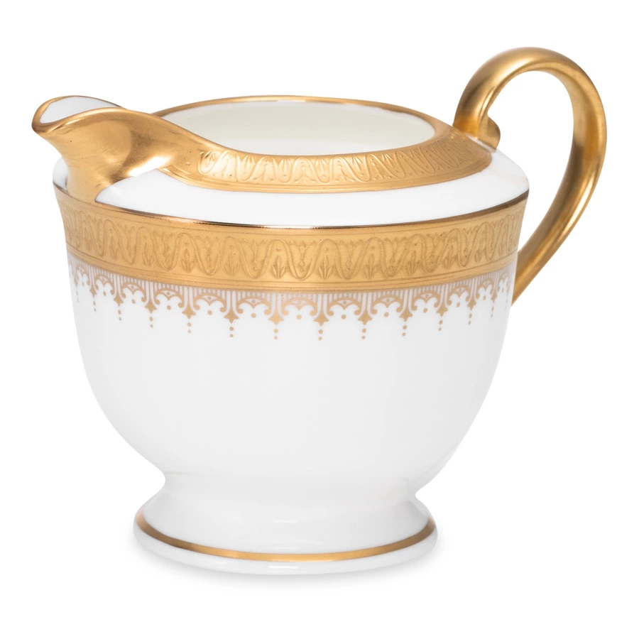 Молочник Narumi Золотая монета 290 мл, фарфор костяной