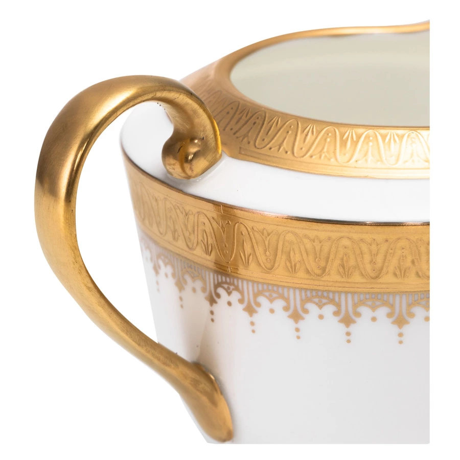 Молочник Narumi Золотая монета 290 мл, фарфор костяной