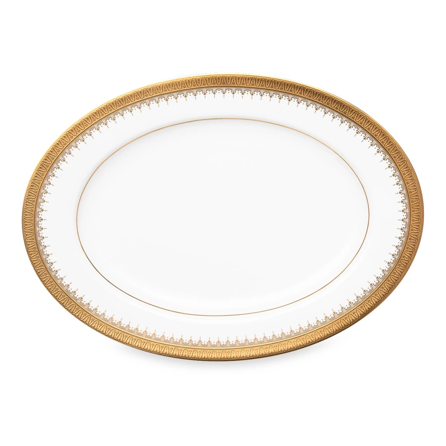 Сервиз столовый Narumi Золотая монета на 6 персон 20 предметов, фарфор костяной