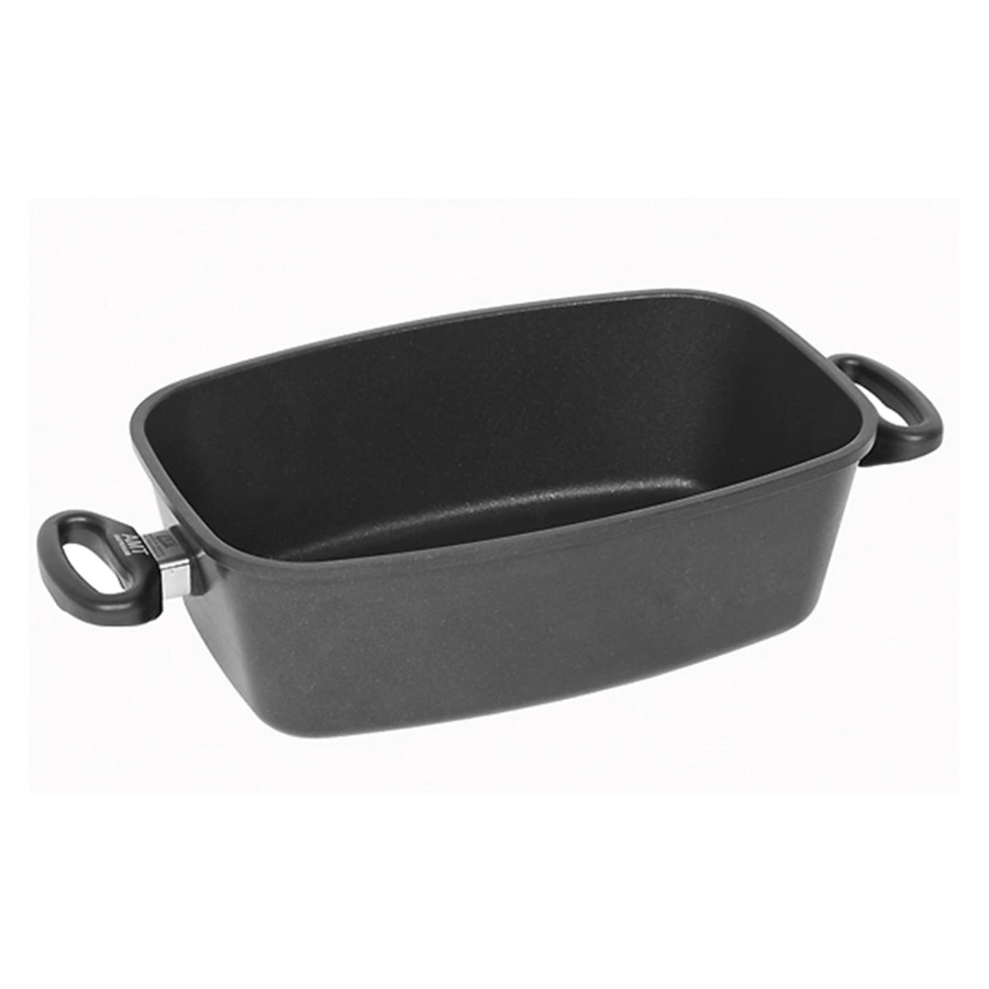 Утятница с крышкой антипригарная AMT Square Pans 33х21х11 см, алюминий литой-sale