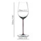 Бокал для белого вина Riedel Fatto a Mano Riesling/Zinfandel 409 мл, лиловая ножка, ручная работа