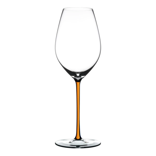 Бокал для шампанского Riedel Fatto a Mano Champagne 459мл, оранжевая ножка, ручная работа, хрусталь