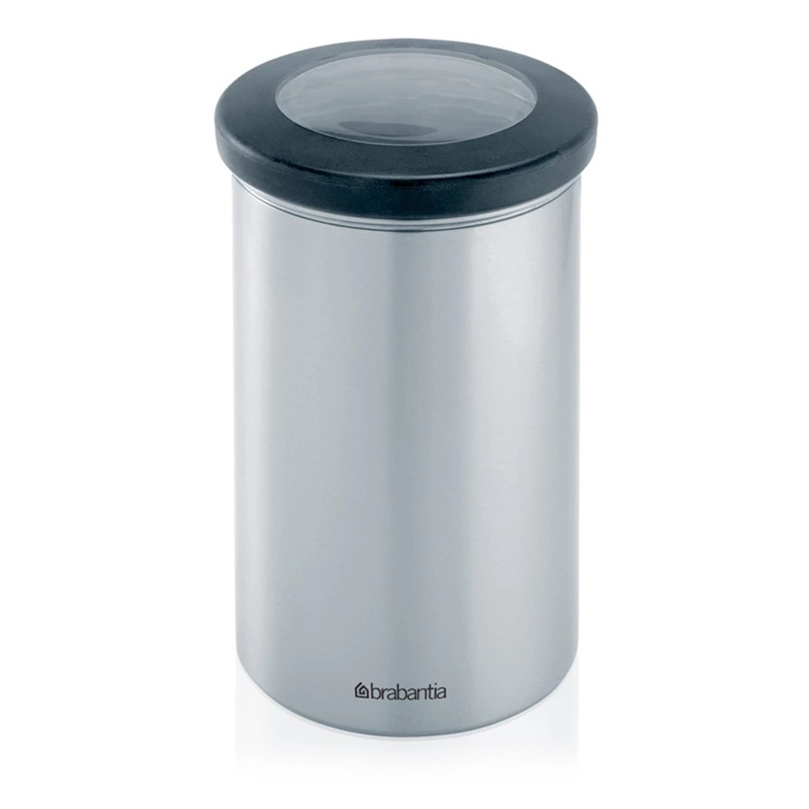 Контейнер для сыпучих продуктов 1,2л (матовая сталь) - Sale