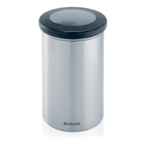 Контейнер для сыпучих продуктов 1,2л (матовая сталь) - Sale