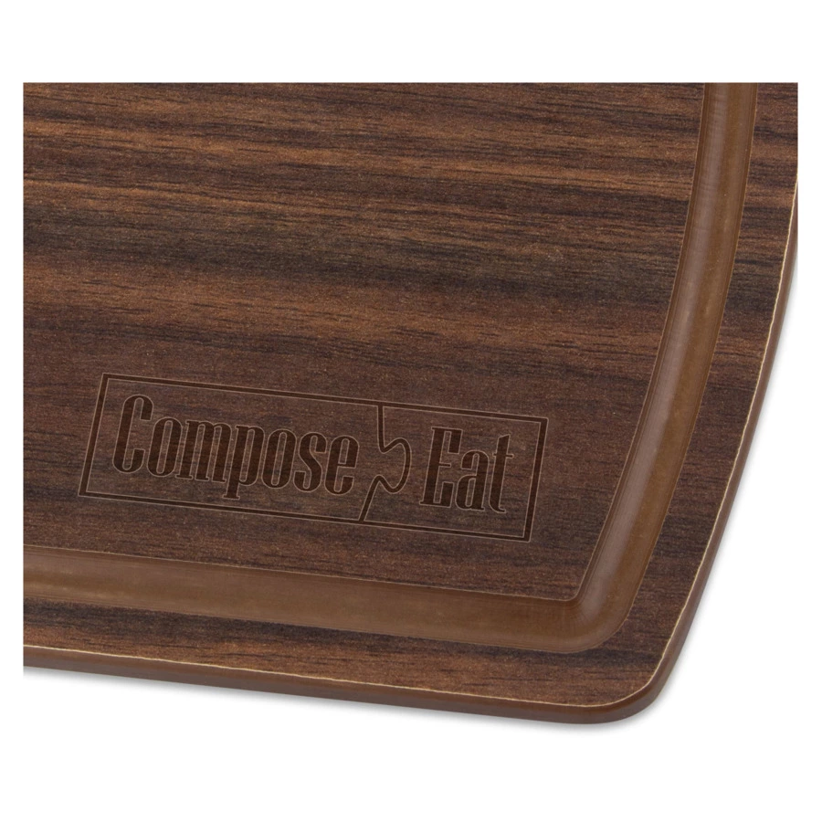 Доска разделочная ComposeEat Fashion 22х15 см, композит, орех