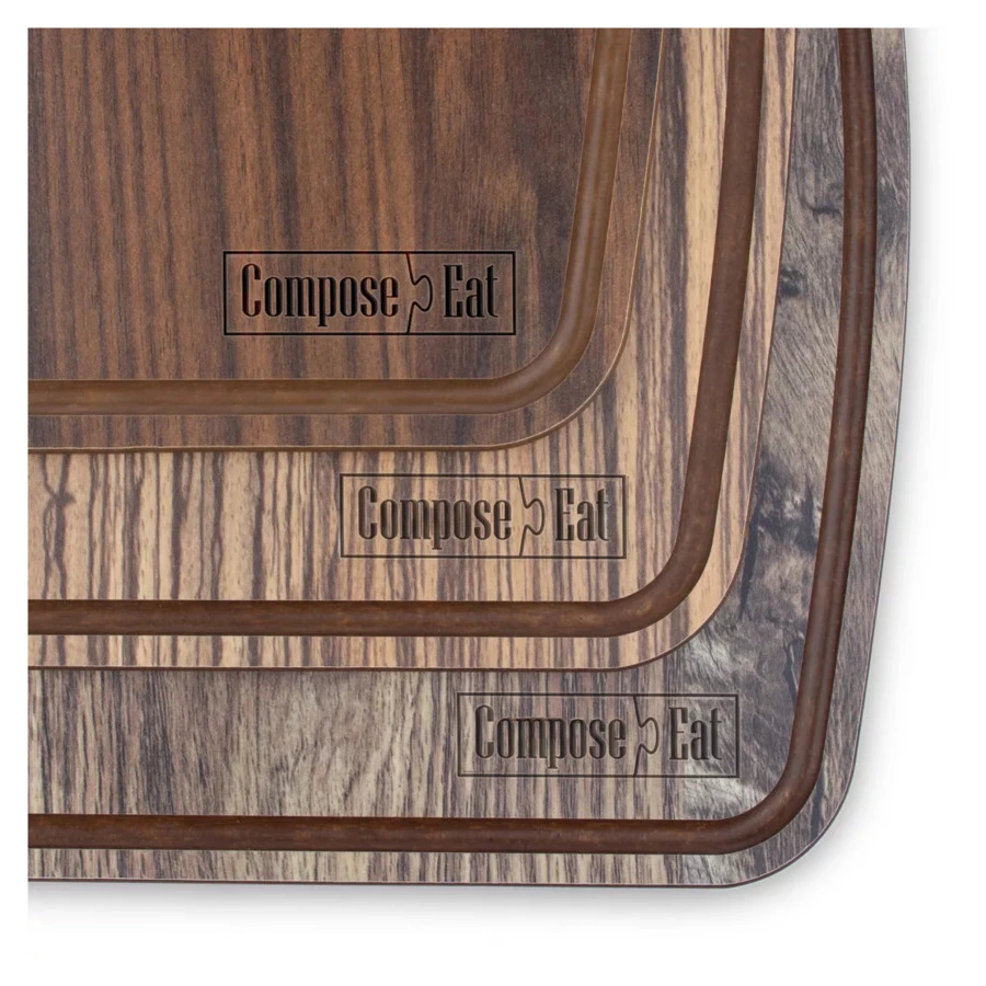 Доска разделочная ComposeEat Fashion 36х25 см, композит, орех