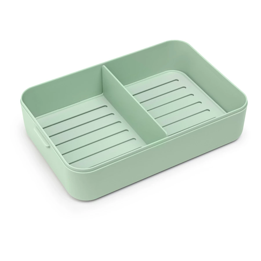 Ланч-бокс бенто Brabantia Make&Take 2 л, 16,7х25,5х6,2 см, пластик, мятно-голубой
