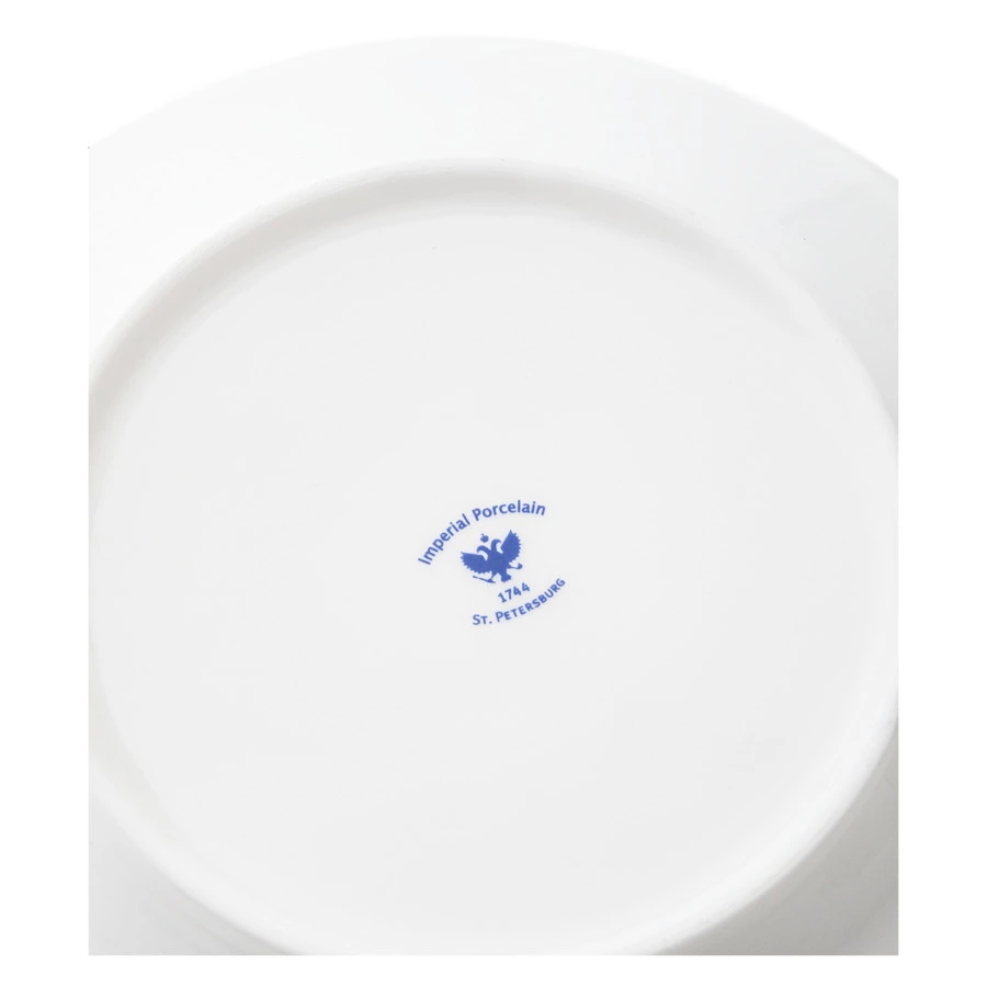 Сервиз столовый ИФЗ Юлиана Золотая лента 6 персон 24 предмета, фарфор костяной