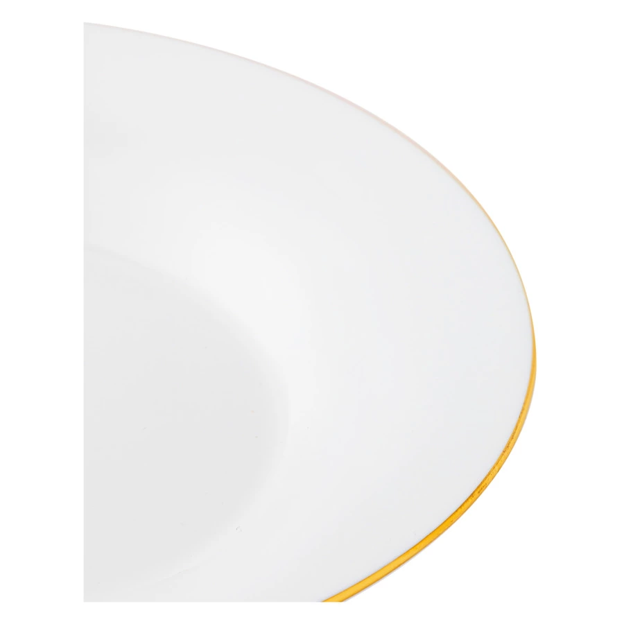 Сервиз столовый ИФЗ Юлиана Золотая лента 6 персон 24 предмета, фарфор костяной