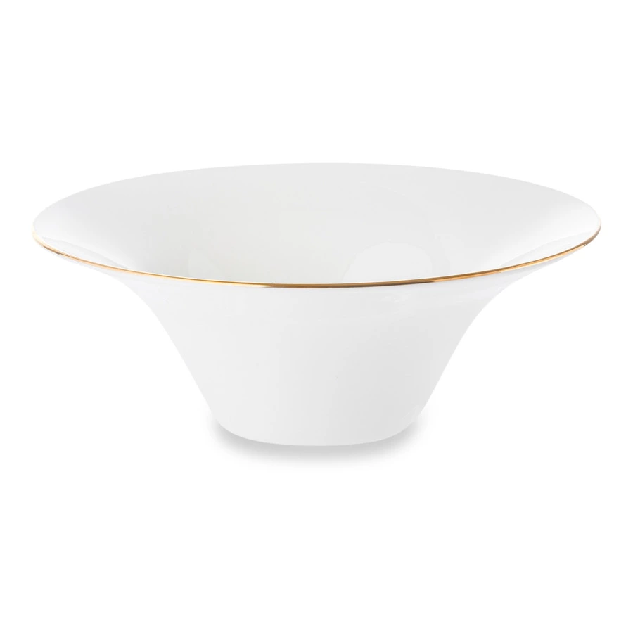 Сервиз столовый ИФЗ Юлиана Золотая лента 6 персон 24 предмета, фарфор костяной