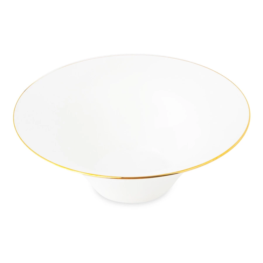 Сервиз столовый ИФЗ Юлиана Золотая лента 6 персон 24 предмета, фарфор костяной