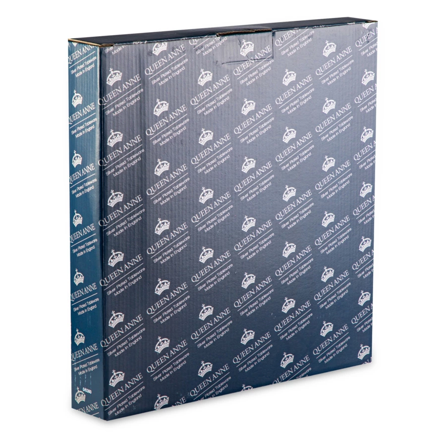 Менажница 5 секций на подносе Queen Anne Чиппендейл 31,5 см, посеребрение