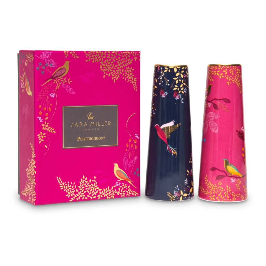 Набор для соли и перца Portmeirion Сара Миллер Челси 13см, фарфор, п/к