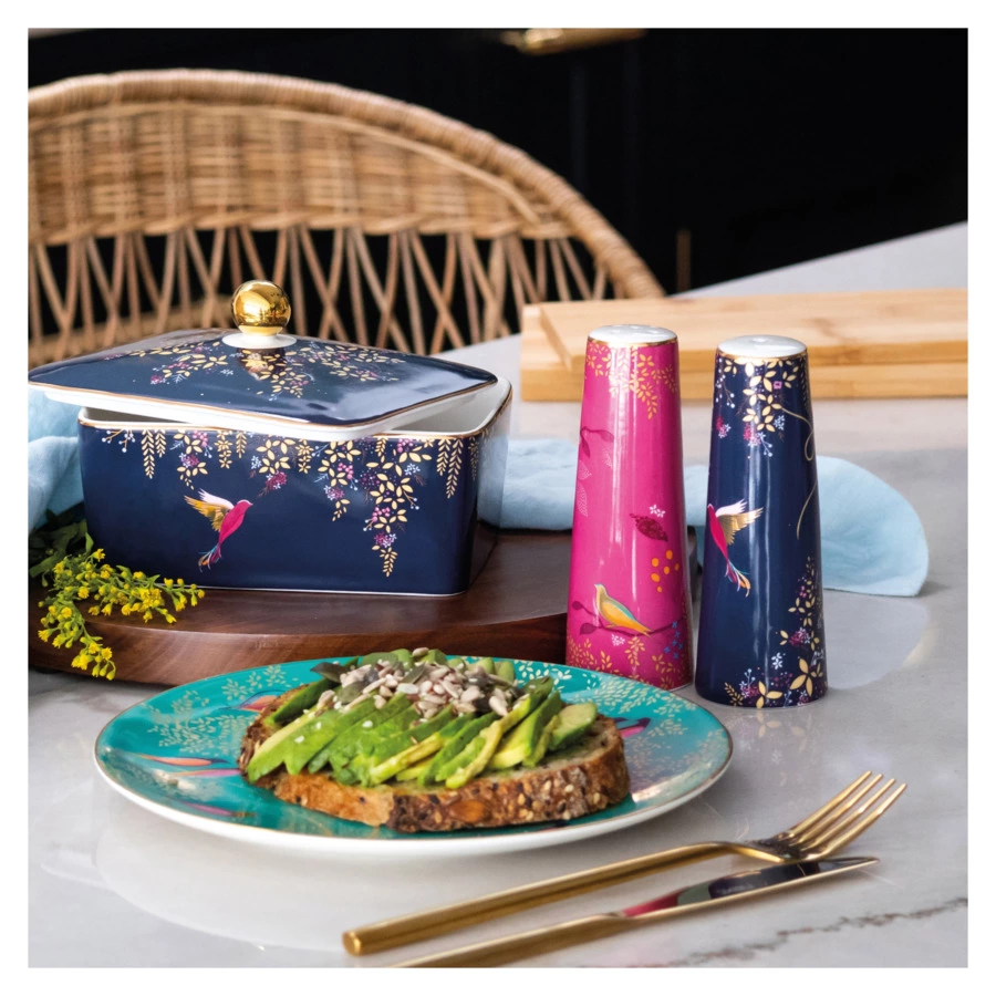 Набор для соли и перца Portmeirion Сара Миллер Челси 13см, фарфор, п/к